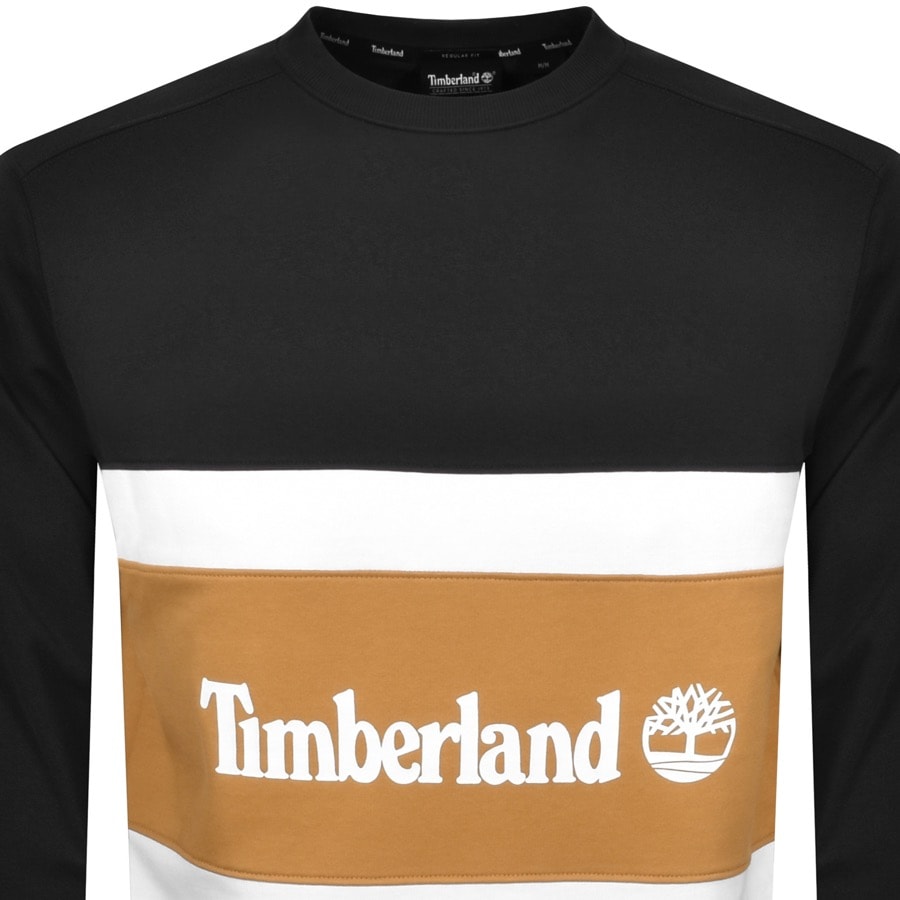 Alternative Image for ProductTimberland Crew Neck Logo Sweatshirt Black2